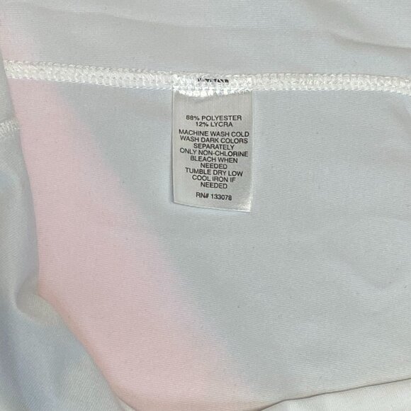 Lucky in Love Racerback Mesh Dual Layer Knit Sport Activewear Top Black Pink NWT - Picture 15 of 15